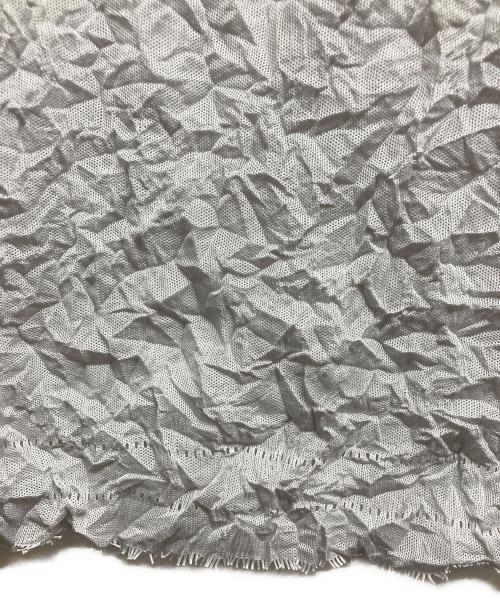 me ISSEY MIYAKE（ミーイッセイ ミヤケ）me ISSEY MIYAKE (ミーイッセイ ミヤケ) しわ加工 メレンゲTシャツ グレー サイズ:Freeの古着・服飾アイテム