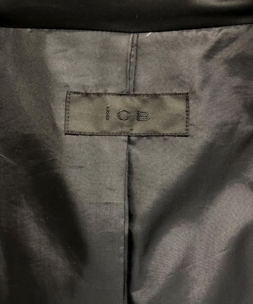 icB（アイシービー）icB (アイシービー) ブルーフォックスファーダウンコート ブラック サイズ:42の古着・服飾アイテム