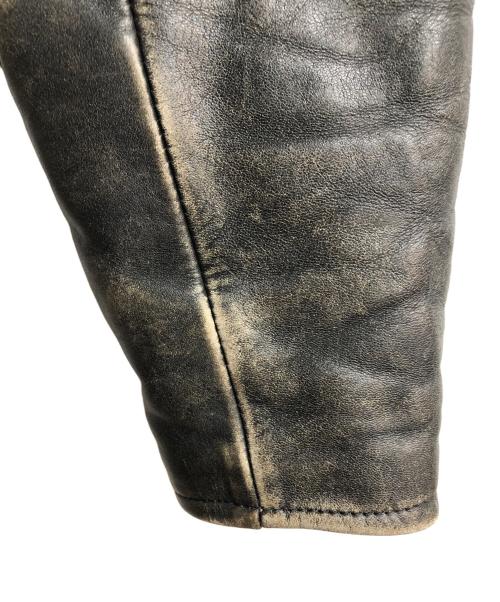 HARLEY-DAVIDSON（ハーレーダビッドソン）HARLEY-DAVIDSON (ハーレーダビッドソン) シングルレザーライダースジャケット ブラック サイズ:Sの古着・服飾アイテム