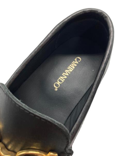 Caminando（カミナンド）Caminando (カミナンド) BIT LOAFER ブラック サイズ:6の古着・服飾アイテム