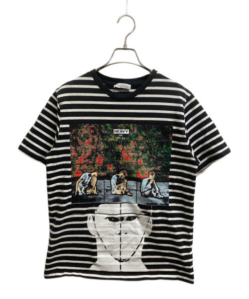 J.W.ANDERSON（ジェイダブリューアンダーソン）J.W.ANDERSON (ジェイダブリューアンダーソン) Gilbert & George Police Heavy Tシャツ ホワイト×ブラック サイズ:Sの古着・服飾アイテム