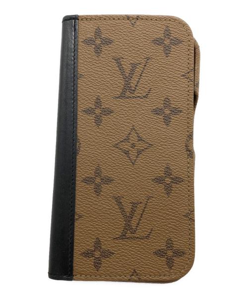 LOUIS VUITTON（ルイ ヴィトン）LOUIS VUITTON (ルイ ヴィトン) IPHONE 15 PRO・フォリオ ブラウンの古着・服飾アイテム
