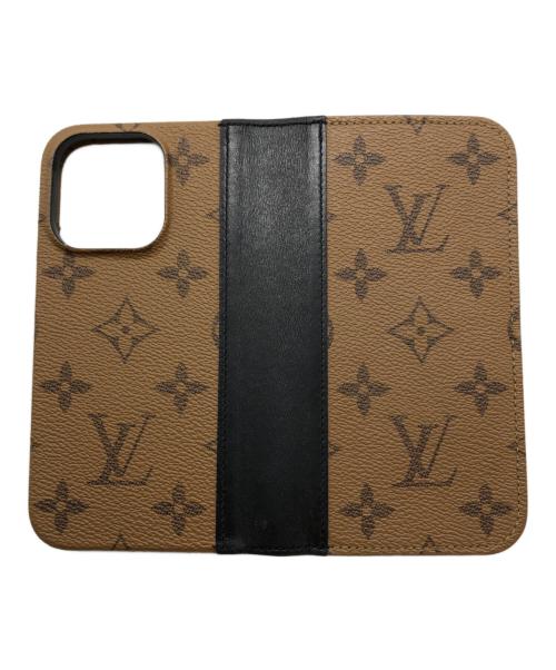 LOUIS VUITTON（ルイ ヴィトン）LOUIS VUITTON (ルイ ヴィトン) IPHONE 15 PRO・フォリオ ブラウンの古着・服飾アイテム