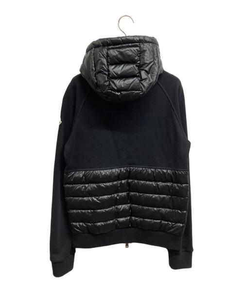 MONCLER（モンクレール）MONCLER (モンクレール) ダウン切り替えジップパーカー ブラック サイズ:Sの古着・服飾アイテム