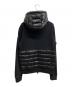 MONCLER (モンクレール) ダウン切り替えジップパーカー ブラック サイズ:S：45000円