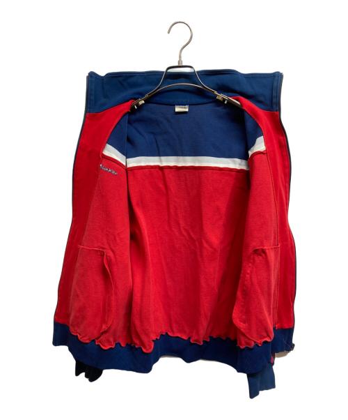 adidas（アディダス）adidas (アディダス) 70'sトラックジャケット レッド×ブルー サイズ:6の古着・服飾アイテム