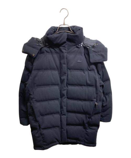 LACOSTE（ラコステ）LACOSTE (ラコステ) 鹿の子地ダウンコート ネイビー サイズ:38の古着・服飾アイテム