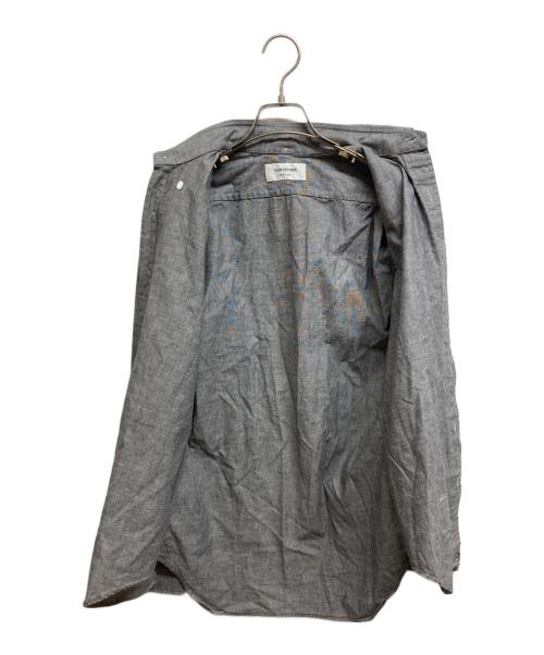 Thom Browne（トムブラウン）Thom Browne (トムブラウン) SUPREME (シュプリーム) ボタンダウンシャツ グレー サイズ:1の古着・服飾アイテム