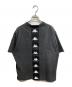 ACNE STUDIOS (アクネ ストゥディオス) Kappa (カッパ) フロントロゴプリントTシャツ ブラック サイズ:S：20000円
