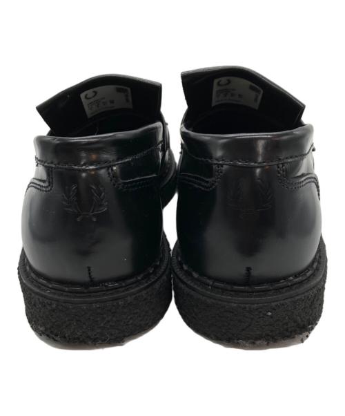 GEORGE COX（ジョージコックス）GEORGE COX (ジョージコックス) FRED PERRY (フレッドペリー) Tassel Loafer Leather ブラック サイズ:UK7の古着・服飾アイテム