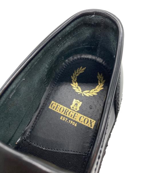 GEORGE COX（ジョージコックス）GEORGE COX (ジョージコックス) FRED PERRY (フレッドペリー) Tassel Loafer Leather ブラック サイズ:UK7の古着・服飾アイテム