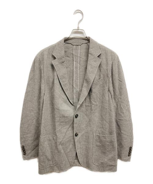 ERMENEGILDO ZEGNA（エルメネジルド・ゼニア）Ermenegildo Zegna (エルメネジルド・ゼニア) テーラードジャケット ベージュ サイズ:7-50Cの古着・服飾アイテム