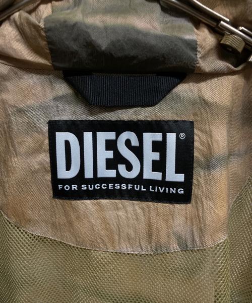 DIESEL（ディーゼル）DIESEL (ディーゼル) ナイロンジャケット ブラウン サイズ:Sの古着・服飾アイテム