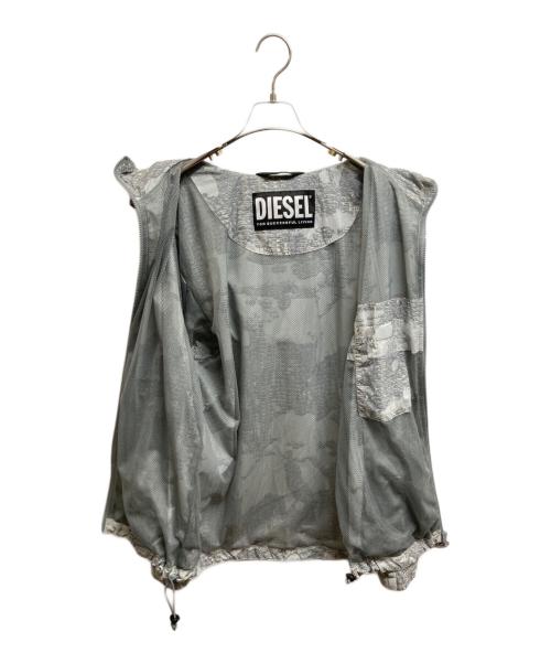 DIESEL（ディーゼル）DIESEL (ディーゼル) ナイロンジャケット グレー サイズ:48の古着・服飾アイテム