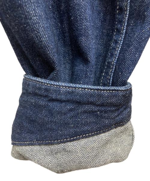 PAY DAY（ペイデイ）PAY DAY (ペイデイ) ノーカラーデニムジャケット インディゴ サイズ:Freeの古着・服飾アイテム