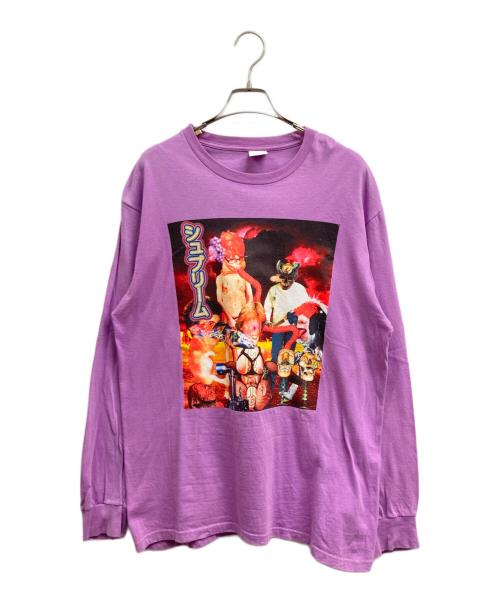 SUPREME（シュプリーム）SUPREME (シュプリーム) Sekintani La Norihiro (セキンタニ ラ ノリヒロ) ロングスリーブTシャツ パープル サイズ:Mの古着・服飾アイテム