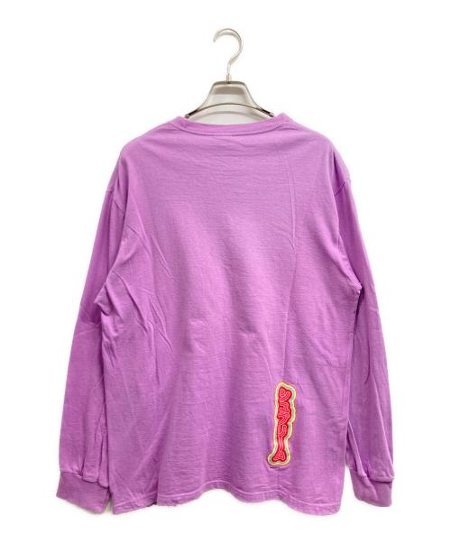 SUPREME（シュプリーム）SUPREME (シュプリーム) Sekintani La Norihiro (セキンタニ ラ ノリヒロ) ロングスリーブTシャツ パープル サイズ:Mの古着・服飾アイテム