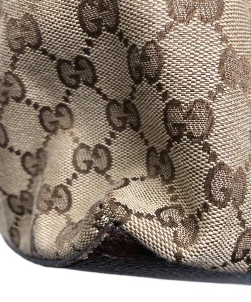 GUCCI（グッチ）GUCCI (グッチ) GGキャンバストートバッグ ベージュの古着・服飾アイテム