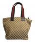 GUCCI (グッチ) GGキャンバストートバッグ ベージュ：15000円