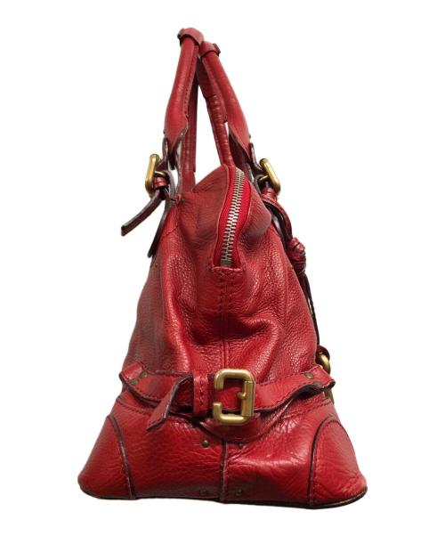 Chloe（クロエ）Chloe (クロエ) パディントン ハンドバッグ レッドの古着・服飾アイテム