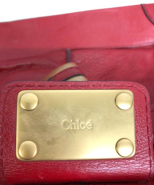 Chloe（クロエ）Chloe (クロエ) パディントン ハンドバッグ レッドの古着・服飾アイテム
