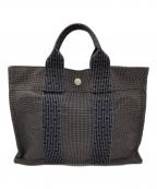 HERMESエルメス）の古着「エールラインPMトートバッグ」｜グレー