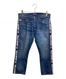 POLO SPORT（ポロスポーツ）の古着「サイドロゴデニムパンツ」｜インディゴ