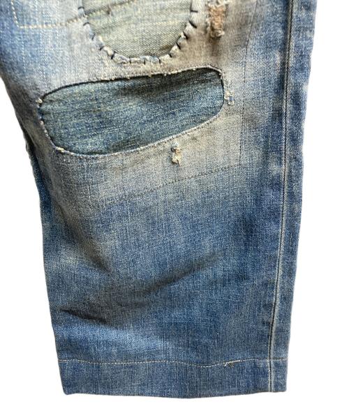 POLO RALPH LAUREN（ポロ・ラルフローレン）POLO RALPH LAUREN (ポロ・ラルフローレン) ダメージ加工デニムパンツ インディゴ サイズ:76cm (W30)の古着・服飾アイテム