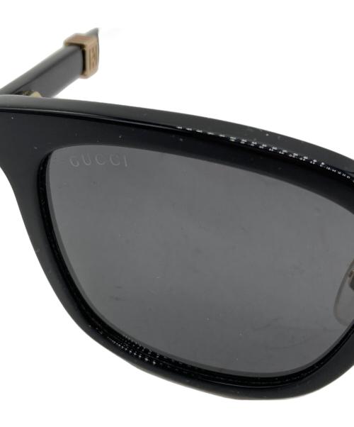 GUCCI（グッチ）GUCCI (グッチ) サングラス(アジアンフィット) ブラック サイズ:54□19-150の古着・服飾アイテム
