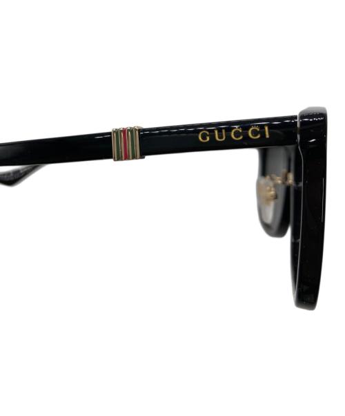 GUCCI（グッチ）GUCCI (グッチ) サングラス(アジアンフィット) ブラック サイズ:54□19-150の古着・服飾アイテム