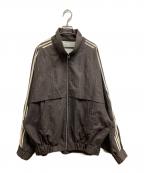 My Beautiful Landletマイビューティフルランドレット）の古着「TROPICAL CLOTH SIDE LINE ZIP BLOUSON」｜ブラウン