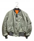 GREENBRIERグリーンブライヤー）の古着「MA-1フライトジャケット」｜グリーン