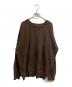 The Ennoy Professional（ザ エンノイ プロフェッショナル）の古着「KIRK ROUND NECK PULLOVER」｜ブラウン