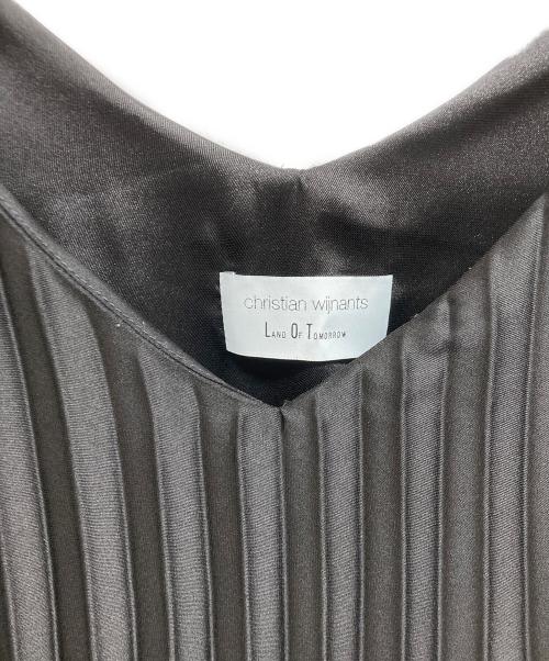 christian wijnants（クリスチャン ワイナンツ）christian wijnants (クリスチャン ワイナンツ) キャミソールドレス ブラック サイズ:34の古着・服飾アイテム