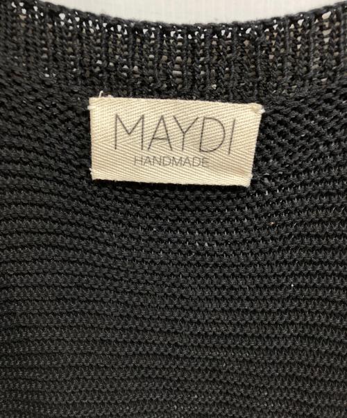 MAYDI（マイディ）MAYDI (マイディ) ニットベスト ブラック サイズ:Freeの古着・服飾アイテム