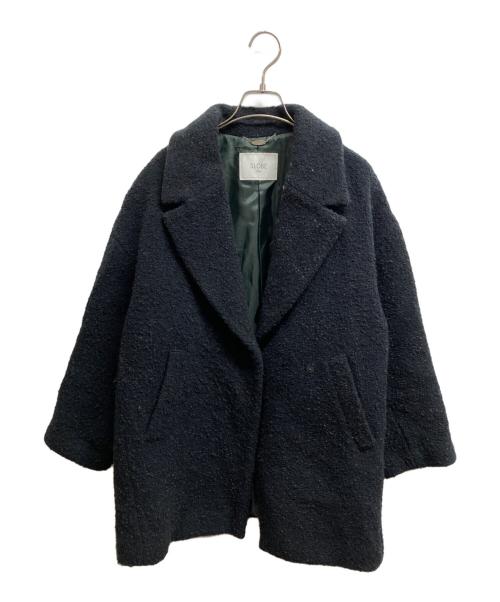 SLOBE IENA（スローブ イエナ）SLOBE IENA (スローブ イエナ) ダブルループビッグラペルショートコート ネイビー サイズ:Freeの古着・服飾アイテム
