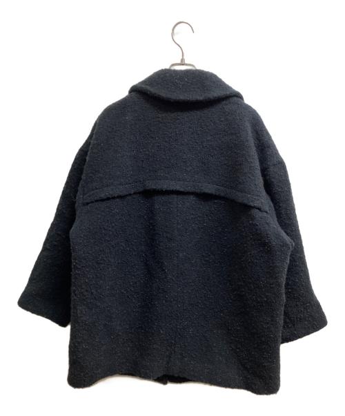 SLOBE IENA（スローブ イエナ）SLOBE IENA (スローブ イエナ) ダブルループビッグラペルショートコート ネイビー サイズ:Freeの古着・服飾アイテム