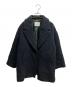 SLOBE IENA（スローブ イエナ）の古着「ダブルループビッグラペルショートコート」｜ネイビー