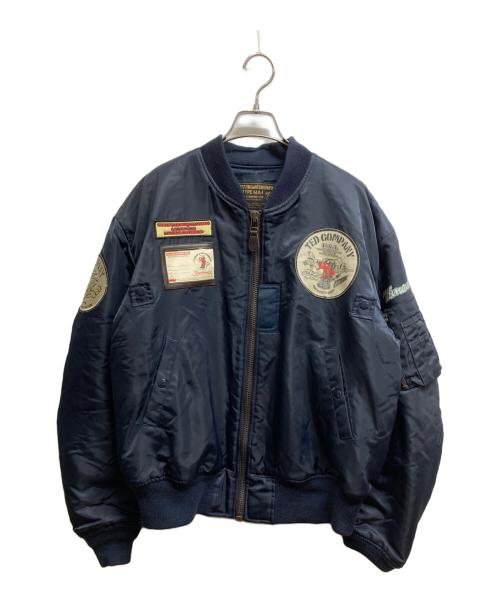 TED COMPANY（テッドカンパニー）TED COMPANY (テッドカンパニー) MA-1フライトジャケット ネイビー サイズ:42の古着・服飾アイテム