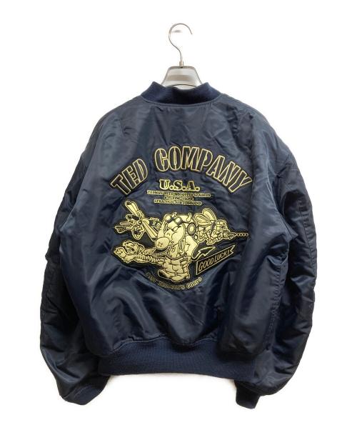 TED COMPANY（テッドカンパニー）TED COMPANY (テッドカンパニー) MA-1フライトジャケット ネイビー サイズ:42の古着・服飾アイテム