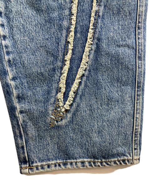 THUG CLUB（サグ クラブ）THUG CLUB (サグ クラブ) トライバルデニムパンツ インディゴ サイズ:2の古着・服飾アイテム