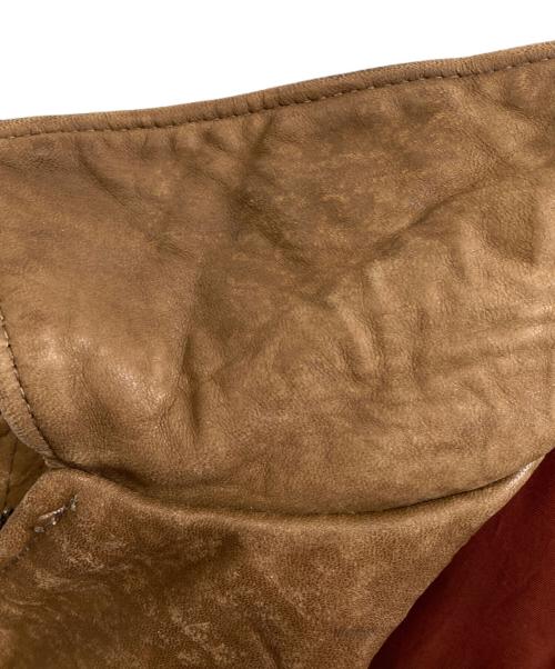 Hard Rock cafe（ハードロックカフェ）Hard Rock cafe (ハードロックカフェ) レザージャケット ブラウン サイズ:XXLの古着・服飾アイテム