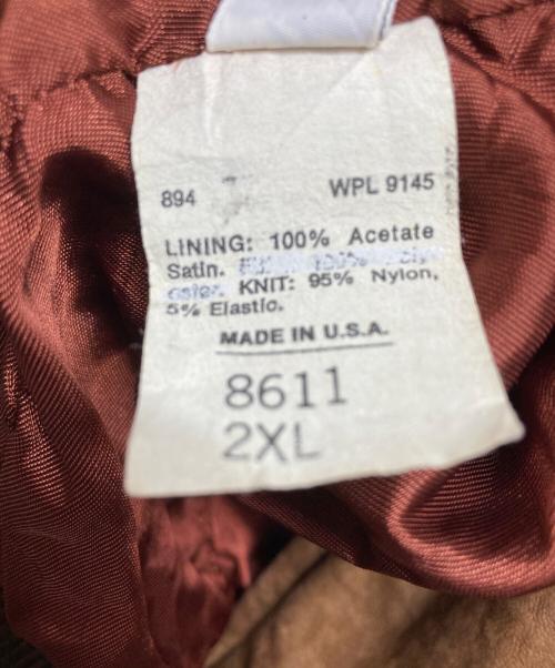 Hard Rock cafe（ハードロックカフェ）Hard Rock cafe (ハードロックカフェ) レザージャケット ブラウン サイズ:XXLの古着・服飾アイテム