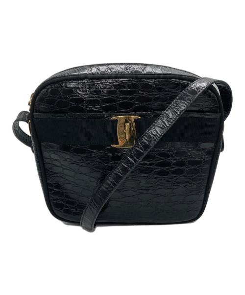 Salvatore Ferragamo（サルヴァトーレ フェラガモ）Salvatore Ferragamo (サルヴァトーレ フェラガモ) ショルダーバッグ ブラックの古着・服飾アイテム