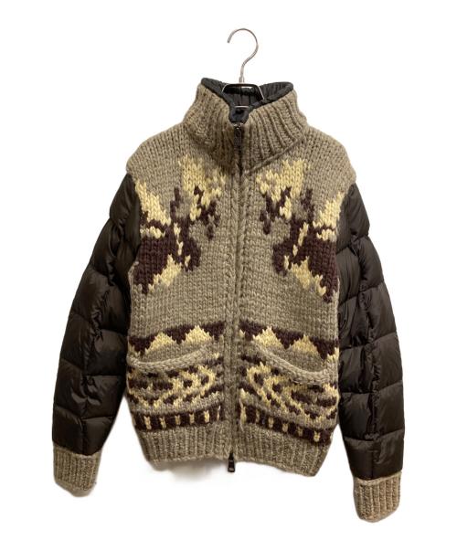 MONCLER（モンクレール）MONCLER (モンクレール) MAGLIONE TRICOT CARDIGAN ブラウン サイズ:Sの古着・服飾アイテム