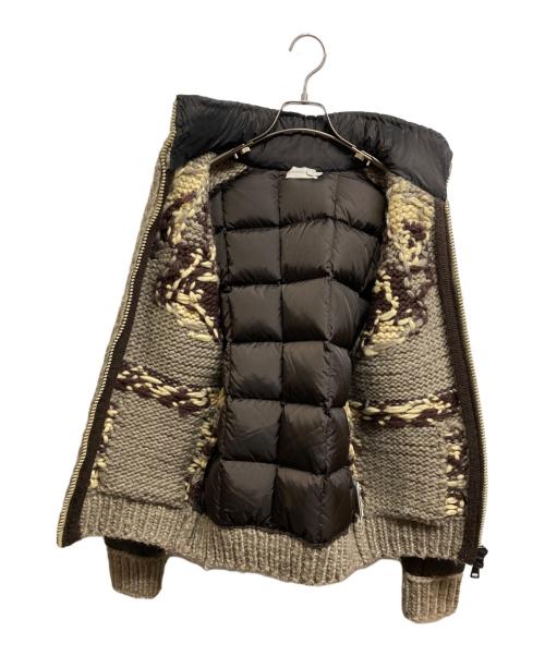 MONCLER（モンクレール）MONCLER (モンクレール) MAGLIONE TRICOT CARDIGAN ブラウン サイズ:Sの古着・服飾アイテム