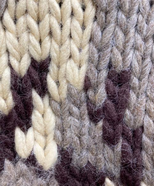 MONCLER（モンクレール）MONCLER (モンクレール) MAGLIONE TRICOT CARDIGAN ブラウン サイズ:Sの古着・服飾アイテム