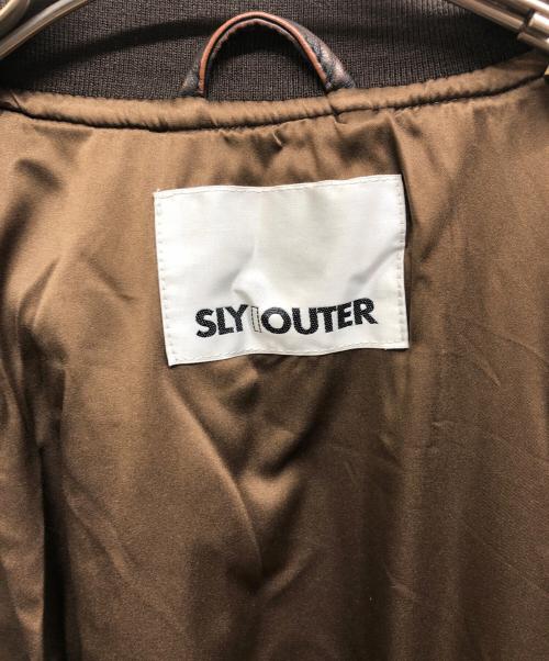 SLY（スライ）SLY (スライ) LEATHER CROP ブラウン サイズ:2の古着・服飾アイテム