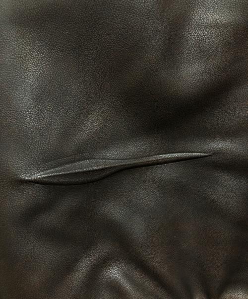 SLY（スライ）SLY (スライ) LEATHER CROP ブラウン サイズ:2の古着・服飾アイテム