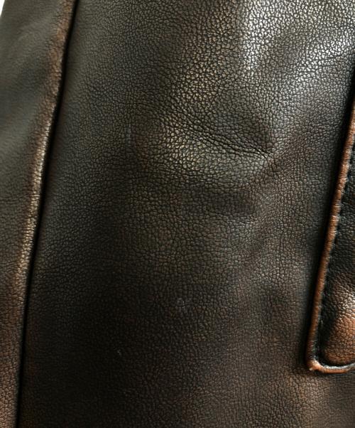 SLY（スライ）SLY (スライ) LEATHER CROP ブラウン サイズ:2の古着・服飾アイテム